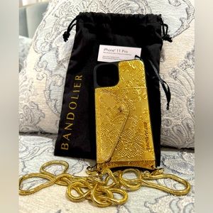 Bandolier 11 pro iPhone case and strap.